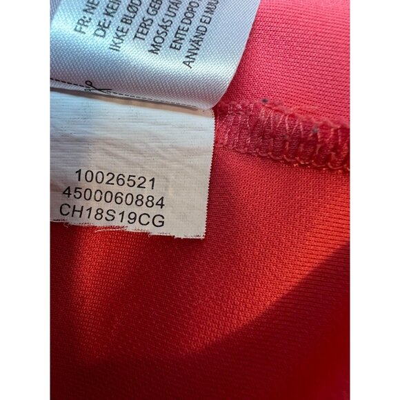 Ariat Tek Mens Polo Shirt Heat Series Medium Short‎ sleeve Orange Cowboy - Picture 8 of 12